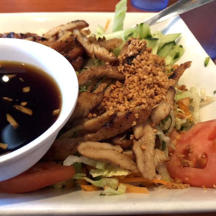 Charbroiled Beef Salad.