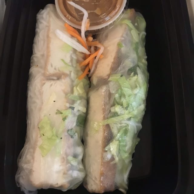 Tofu Fresh Spring Rolls.