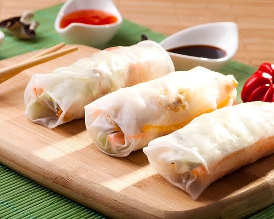Beef Fresh Spring Rolls.