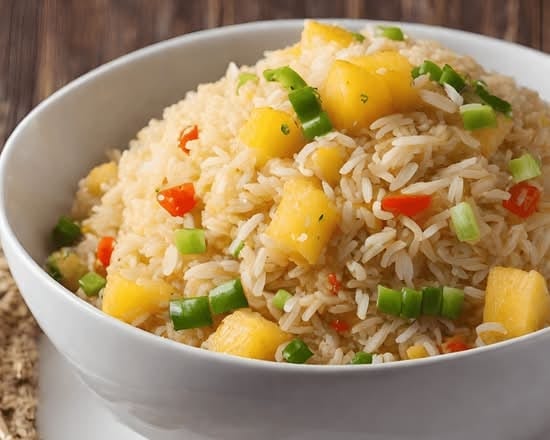 Fried Rice - Tofu Pineapple Fried Rice.
