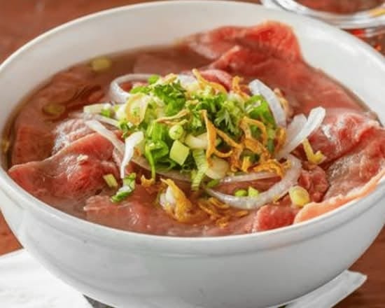 Rare Steak, Brisket Pho.