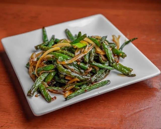 String Beans with Garlic.