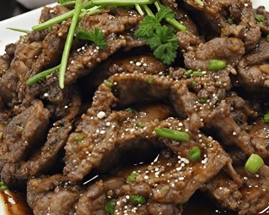 Black Pepper Beef.