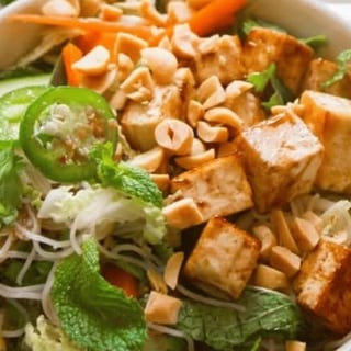 Fried Tofu Salad