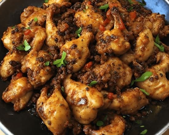 Black Pepper Chicken.